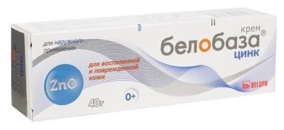 БЕЛОБАЗА ЦИНК КРЕМ 40Г фото в интернет-аптеке Склад Лекарств