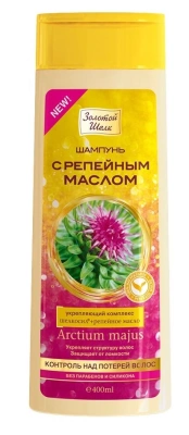 ЗОЛОТОЙ ШЕЛК ШАМПУНЬ КОНТРОЛЬ НАД ПОТЕРЕЙ ВОЛОС 400МЛ фото в интернет-аптеке Склад Лекарств