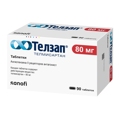 ТЕЛЗАП ТАБ 80МГ №90 Д фото в интернет-аптеке Склад Лекарств