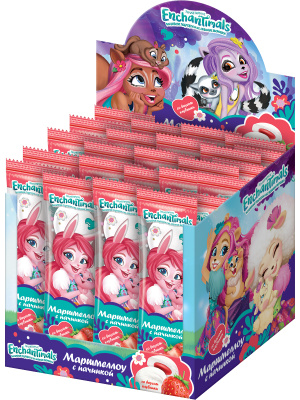 МИКС HOT WHEELS, ENCHANTIMALS MALLOW JOY МАРШМЕЛКИ В ФОРМЕ ТРУБОЧКИ 12/30, 12ГР фото в интернет-аптеке Склад Лекарств