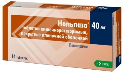 НОЛЬПАЗА ТАБ П/О 40МГ №14 фото в интернет-аптеке Склад Лекарств