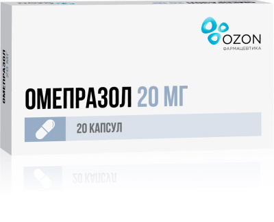 ОМЕПРАЗОЛ КАПС 20МГ №20 /ОЗОН/ фото в интернет-аптеке Склад Лекарств