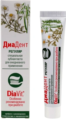 ДИАДЕНТ З/ПАСТА РЕГУЛЯР 50 МЛ ТУБА фото в интернет-аптеке Склад Лекарств