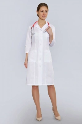 ХАЛАТ МЕДИЦИНСКИЙ ЖЕНСКИЙ М-247 Р68 170 фото в интернет-аптеке Склад Лекарств