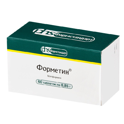 ФОРМЕТИН ТАБ 850МГ №60 фото в интернет-аптеке Склад Лекарств