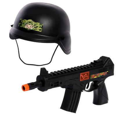 ИГРУШКА НАБОР ВОЕННОГО "АВТОМАТЧИК" ЦВЕТ МИКС 9897231 фото в интернет-аптеке Склад Лекарств