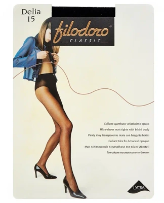 КОЛГОТКИ DELIA FILODORO 15D 6/120 4 NERO фото в интернет-аптеке Склад Лекарств