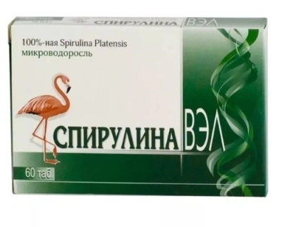 СПИРУЛИНА-ВЕЛ ТАБ №60 /ДИОД/ фото в интернет-аптеке Склад Лекарств