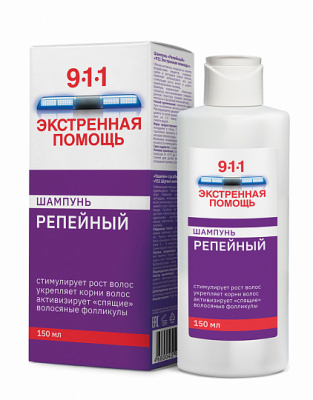 911 ШАМПУНЬ РЕПЕЙНЫЙ ОТ ВЫПАДЕНИЯ ВОЛОС 150МЛ/МИРРОЛЛА/ фото в интернет-аптеке Склад Лекарств