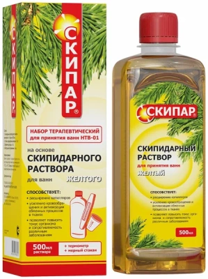 СКИПАР ЭМУЛЬСИЯ СКИПИДАРНАЯ ЖЕЛТАЯ Д/ВАНН НТВ-01 500МЛ фото в интернет-аптеке Склад Лекарств