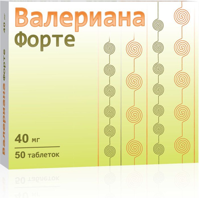 ВАЛЕРИАНА ФОРТЕ ТАБ П/О 40МГ №50/ОЗОН/ фото в интернет-аптеке Склад Лекарств