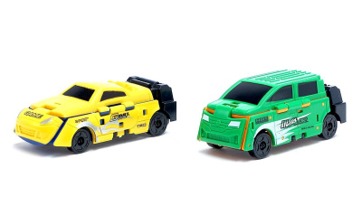 ИГРУШКА РОБОТ ГОНКА ТРАНСФОРМИРУЕТСЯ НАБОР 2 ШТ ЦВЕТА МИКС 3147756 фото в интернет-аптеке Склад Лекарств