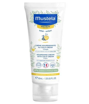 МУСТЕЛА КРЕМ ДЕТСКИЙ ДЛЯ ЛИЦА ПИТАТЕЛЬНЫЙ С КОЛЬД-КРЕМОМ 40МЛ фото в интернет-аптеке Склад Лекарств
