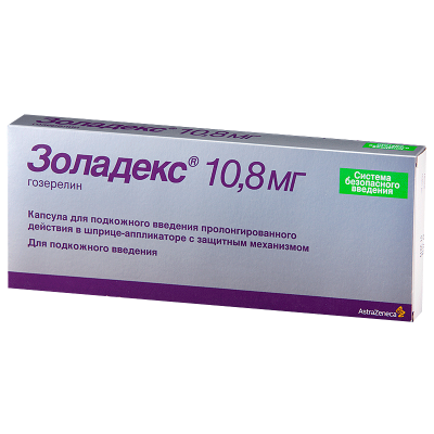ЗОЛАДЕКС ИМПЛАНТАТ 10,8МГ ШПРИЦ-АППЛИКАТОР №1 фото в интернет-аптеке Склад Лекарств