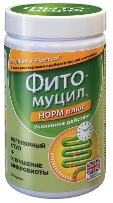 ФИТОМУЦИЛ НОРМ ПЛЮС ПОР 250Г фото в интернет-аптеке Склад Лекарств