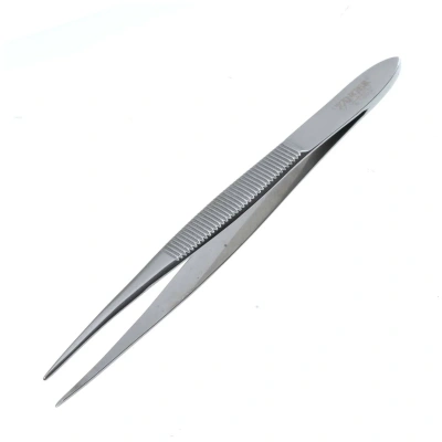 ЗИНГЕР 12014 ПИНЦЕТ B-160-S ОСТРЫЙ СЕРЕБРО фото в интернет-аптеке Склад Лекарств