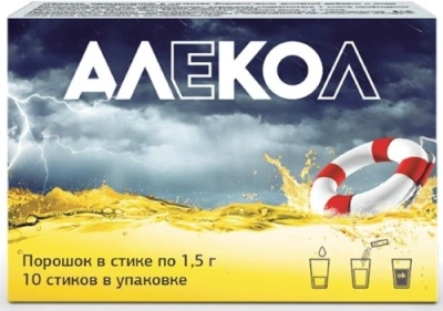 АЛЕКОЛ ПОР 1,5Г СТИК №10 фото в интернет-аптеке Склад Лекарств