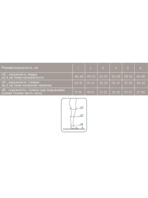 КОЛГОТКИ ЭРГОФОРМА АНТИВАРИКОЗНЫЕ 15-18ММ РТ СТ S2 102 ЧЕРНЫЕ фото в интернет-аптеке Склад Лекарств