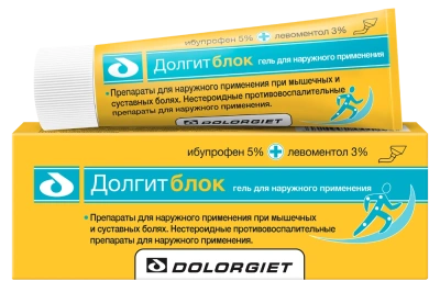 ДОЛГИТБЛОК ГЕЛЬ ДЛЯ НАРУЖНОГО ПРИМЕНЕНИЯ 5%+3% 20Г фото в интернет-аптеке Склад Лекарств