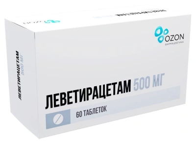ЛЕВЕТИРАЦЕТАМ ТАБ П/О 500МГ №60/ОЗОН/ фото в интернет-аптеке Склад Лекарств