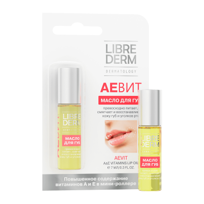 ЛИБРИДЕРМ АЕВИТ МАСЛО ДЛЯ ГУБ РОЛЛЕР 7МЛ фото в интернет-аптеке Склад Лекарств