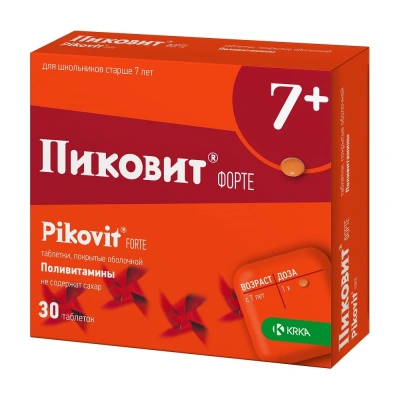 ПИКОВИТ ФОРТЕ ТАБ П/О №30 фото в интернет-аптеке Склад Лекарств