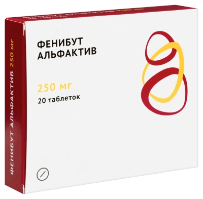 ФЕНИБУТ АЛЬФАКТИВ ТАБ 250МГ №20 /ОЗОН/ фото в интернет-аптеке Склад Лекарств
