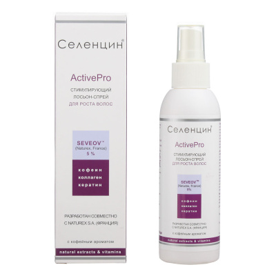 СЕЛЕНЦИН АКТИВ ПРО ЛОСЬОН-СПРЕЙ Д/РОСТА ВОЛОС 150МЛ фото в интернет-аптеке Склад Лекарств
