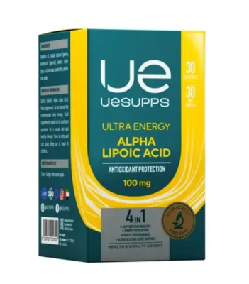 UESUPPS УЛЬТРА ЭНЕРДЖИ АЛЬФА-ЛИПОЕВАЯ КИСЛОТА КАПС №30 фото в интернет-аптеке Склад Лекарств
