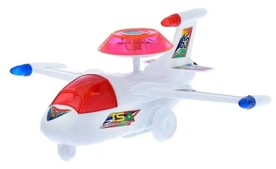 ИГРУШКА ЗАВОДНАЯ "САМОЛЁТ" НА ВЕРЁВОЧКЕ, СВЕТОВЫЕ ЭФФЕКТЫ МИКС 485108 фото в интернет-аптеке Склад Лекарств