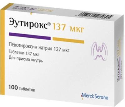 ЭУТИРОКС ТАБ 137МКГ №100 фото в интернет-аптеке Склад Лекарств