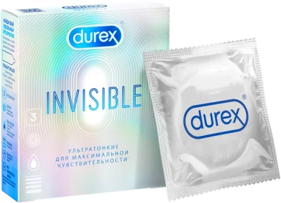 ПРЕЗЕРВАТИВЫ ДЮРЕКС INVISIBLE №3 фото в интернет-аптеке Склад Лекарств