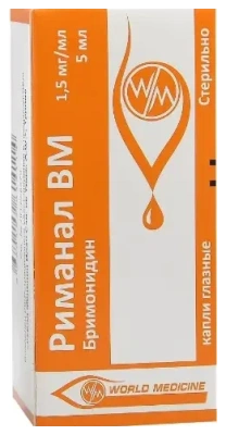 РИМАНАЛ ВМ КАПЛИ ГЛАЗНЫЕ 1,5МГ/МЛ 5МЛ фото в интернет-аптеке Склад Лекарств