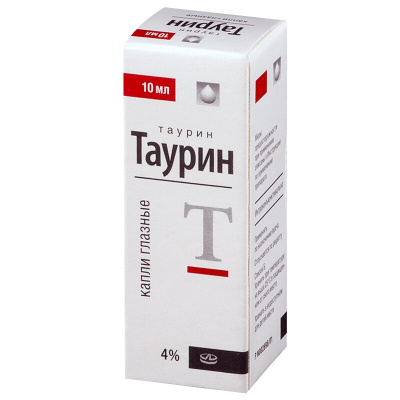 ТАУРИН КАПЛИ ГЛАЗНЫЕ 4% 10МЛ/ЛЕККО/ фото в интернет-аптеке Склад Лекарств