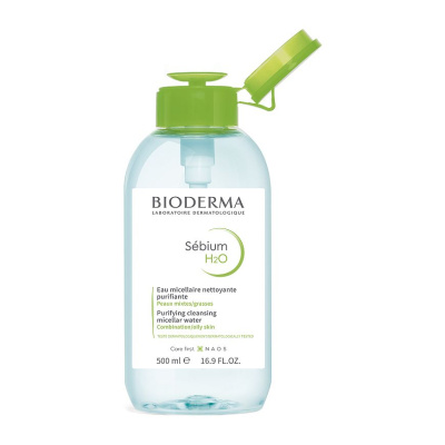 БИОДЕРМА СЕБИУМ ВОДА ОЧИЩАЮЩАЯ 500МЛ фото в интернет-аптеке Склад Лекарств