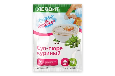 ХУДЕЕМ ЗА НЕДЕЛЮ СУП-ПЮРЕ КУРИНЫЙ 20Г фото в интернет-аптеке Склад Лекарств