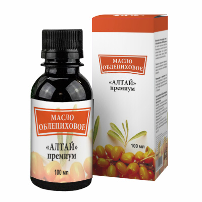 ГРИН САЙД МАСЛО ОБЛЕПИХОВОЕ АЛТАЙ ПРЕМИУМ 100МЛ фото в интернет-аптеке Склад Лекарств