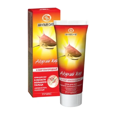 АКУЛИЙ ЖИР КРЕМ ДЛЯ НОГ ЛАВР БЛАГОРОДНЫЙ 75МЛ фото в интернет-аптеке Склад Лекарств