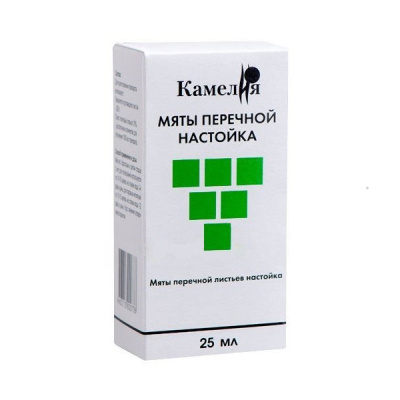 МЯТЫ ПЕРЕЧНОЙ НАСТОЙКА 25МЛ/КАМЕЛИЯ/ фото в интернет-аптеке Склад Лекарств
