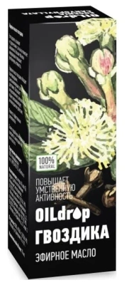 ОИЛДРОП МАСЛО ЭФИРН ГВОЗДИКА 10МЛ фото в интернет-аптеке Склад Лекарств