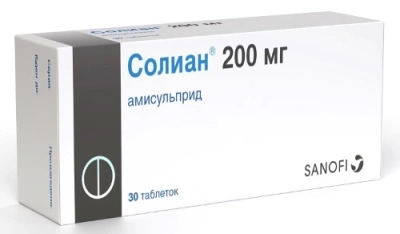 СОЛИАН ТАБ 200МГ №30 фото в интернет-аптеке Склад Лекарств