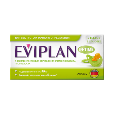 ТЕСТ Д/ОПР ОВУЛЯЦИИ ЭВИПЛАН №5 Д фото в интернет-аптеке Склад Лекарств