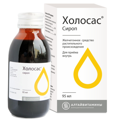 ХОЛОСАС СИРОП ФЛ 95МЛ/АЛТАЙВИТАМИНЫ/ фото в интернет-аптеке Склад Лекарств
