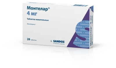 МОНТЕЛАР ТАБ ЖЕВ 4МГ №28 фото в интернет-аптеке Склад Лекарств