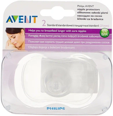 АВЕНТ НАКЛАДКА ЗАЩИТНАЯ НА СОСОК СТАНДАРТНЫЕ 81840 SCF156/01 фото в интернет-аптеке Склад Лекарств
