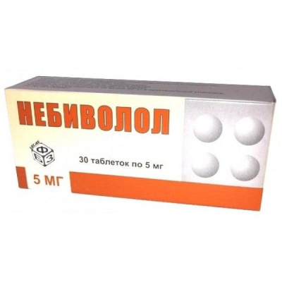 НЕБИВОЛОЛ ТАБ 5МГ №30/БЕРЕЗОВСКИЙ/ фото в интернет-аптеке Склад Лекарств