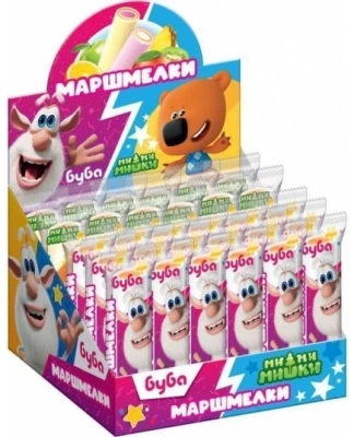 СМЕШАРИКИ МИКС МИ-МИ-МИШКИ МАРШМЕЛЛОУ В ФОРМЕ ТРУБОЧЕК 12Г УТ60651/КОНФИТРЕЙД/ фото в интернет-аптеке Склад Лекарств
