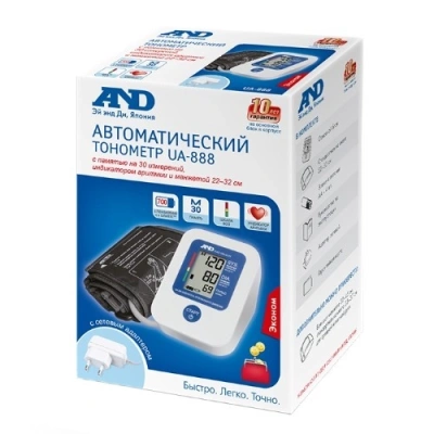 ЭЙ ЭНД ДИ ТОНОМЕТР АВТОМАТ UA-888 АС+АДАПТЕР ЭКОНОМ фото в интернет-аптеке Склад Лекарств