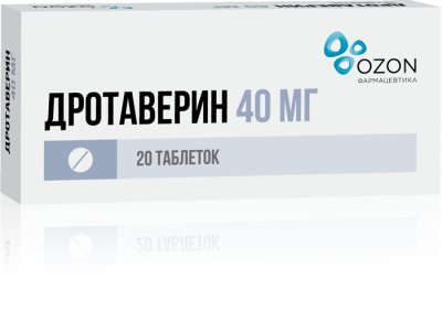 ДРОТАВЕРИН ТАБ 40МГ №20/ОЗОН/ фото в интернет-аптеке Склад Лекарств