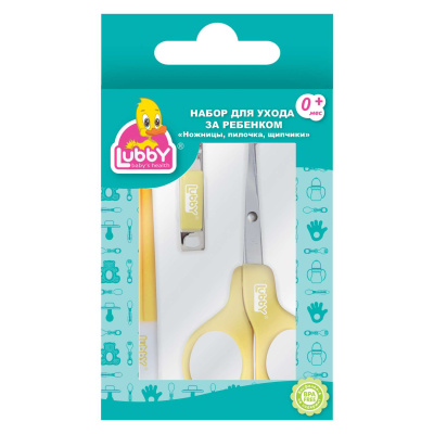 ЛАББИ НАБОР НОЖНИЦЫ ПИЛОЧКА ЩИПЧИКИ 0МЕС+ фото в интернет-аптеке Склад Лекарств
